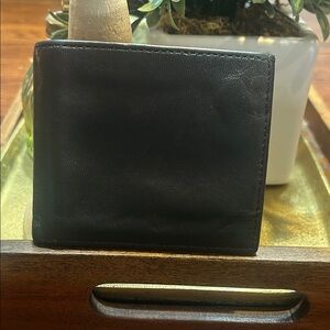 Classic Black Slim Leather Wallet